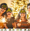 8pcs Happy New Year 2024 Party Funny Photo Props Paper Glasses Decoration