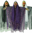 Halloween witch pendant haunted house decoration