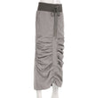 Waste Soil Wind Drawstring Workwear Skirt