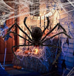 Halloween Ghost Festival Supplies Bar Decoration Props Plush Spider Haunted House Prop Indoor Outdoor Giant Decor