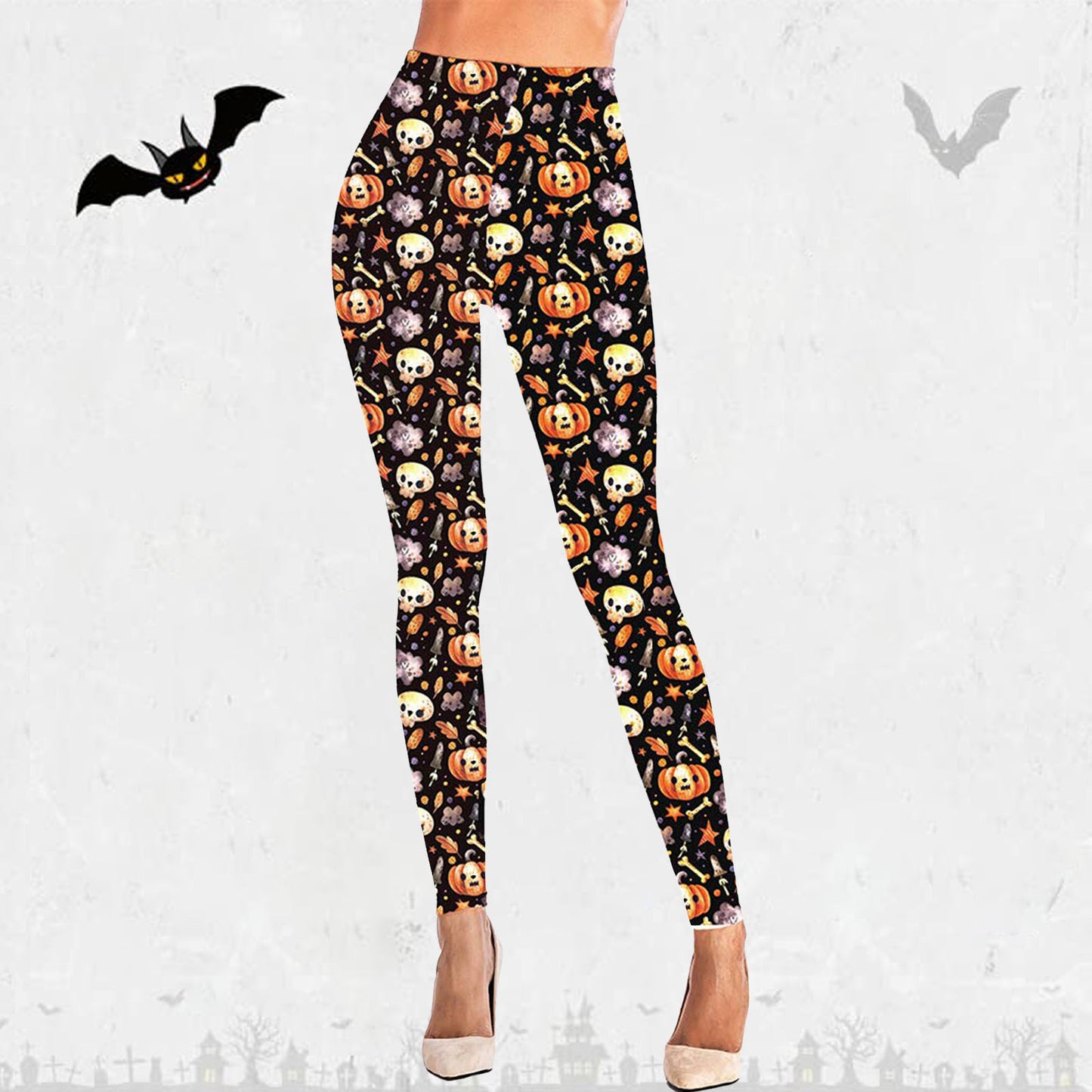 European Beauty Pants Halloween Women's Casual Sports Tight