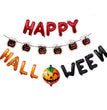 Skull pull flag spiral pendant Halloween balloon