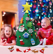 Felt Christmas Tree Three-dimensional Christmas Tree Pendant Children's Puzzle Handmade DIY