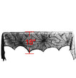 Halloween lace fireplace cloth