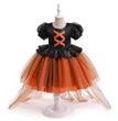 Halloween Girls' Witch Performance Costume Party Dress