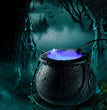 Halloween Mist Maker Indoor Fountain Horror Atmosphere Fogs Maker Small Pond Fogs Machine Atomizer Air Humidifier Holiday Decor