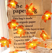 Lights Halloween Decorative String Lights LED Maple Leaf
