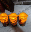 Cross-border Hot Sale Halloween Wave Muzzle Three-pack Candle