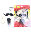 Halloween Decoration Simulation Fake Beard Earrings Beard