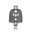 Halloween Diamond Hip Hop Single Braces