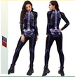 Halloween Funny Skeleton 3d Printed Stage Costume Jumpsuit