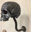 Motorcycle Helmet Holder Ghost Head Wall Decoration Resin Skull Halloween Bone