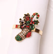 Christmas Elk Wreath Christmas Tree Bells Snowflake Napkin Ring