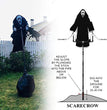 Halloween Decoration Tricky Props Skull Screaming Scarecrow Home Decor Garden Bird Repeller Decor
