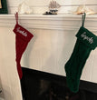 Embroidered Knitted Christmas Stockings Gift Bag