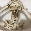 Personality Screaming Skull Statue Pendant Garden Halloween Decoration