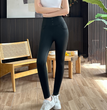 Thick Double Pocket Leggings Outer Wear Latex Shark Pants
