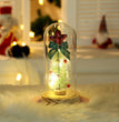 Christmas Glass Cover LED Christmas Tree Decoration Gift