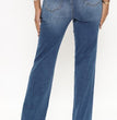 Women's Fashion High Waist Straight Jeans