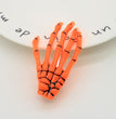 Halloween Skull Hand Claw Fluorescent Hairpin