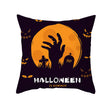 New Product Halloween Pillowcase Pumpkin Letter Fly Velvet Pillow Cushion Cover