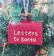 Christmas Wrought Iron Mailbox Decoration Christmas Tree Pendant