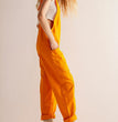 Solid Color Casual Suspender Trousers Women