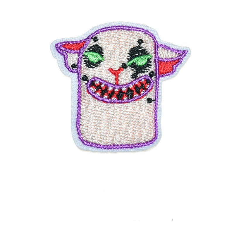 Cartoon Embroidery Halloween Clothes Pants Decorative Fabric Patch