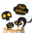 Stylish Halloween Decoration Birthday Cake Card