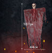 Halloween Hanging Ghost Pendant Dyed Blood Horror Skull Pendants For Halloween Party Patio Lawn Window House Decoration