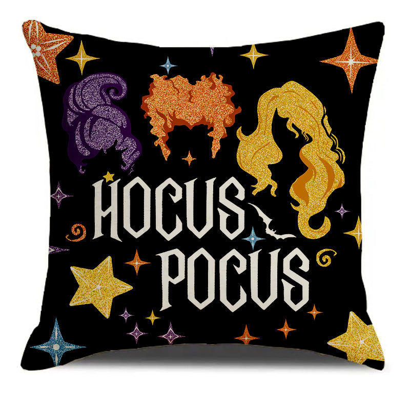 Halloween Printed Home Decoration Sofa Cushion Pillow Cover