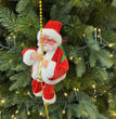 Santa Claus Climbing Ladder Electric Santa Claus Climbing Ladder