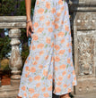 Women's Leopard Print Casual Elastic Waist Loose-fitting Wide-leg Trousers