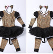 Kids Halloween Leopard Cat Cosplay Costume For Girls Clothin