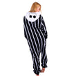 Halloween Skull Print Cartoon One-piece Pajamas