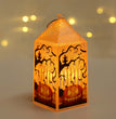Halloween Pumpkin Lamp Decorations Children's Portable Small Night Lamp Cage Desktop Decoration Layout Props