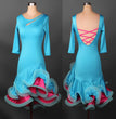 Costumes Competition Suit Velvet Latin Dance Dress