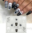 Halloween Pumpkin Nail Sticker Watermark Sticker