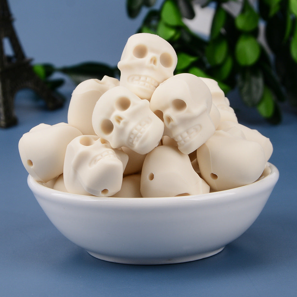 Silicone Beads Skull Halloween Beaded DIY