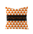 Home Halloween Pumpkin Linen Pillow Cover