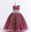 Girls Princess Dress Host Flower Piano Costumes