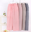 Simple Home Wear Pajama Double-layer Gauze Plus Size Confinement Pants