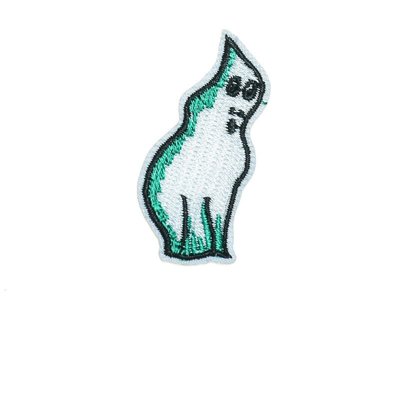 Cartoon Embroidery Halloween Clothes Pants Decorative Fabric Patch
