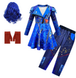 Girls' Blue Color Children's Halloween Costume Set