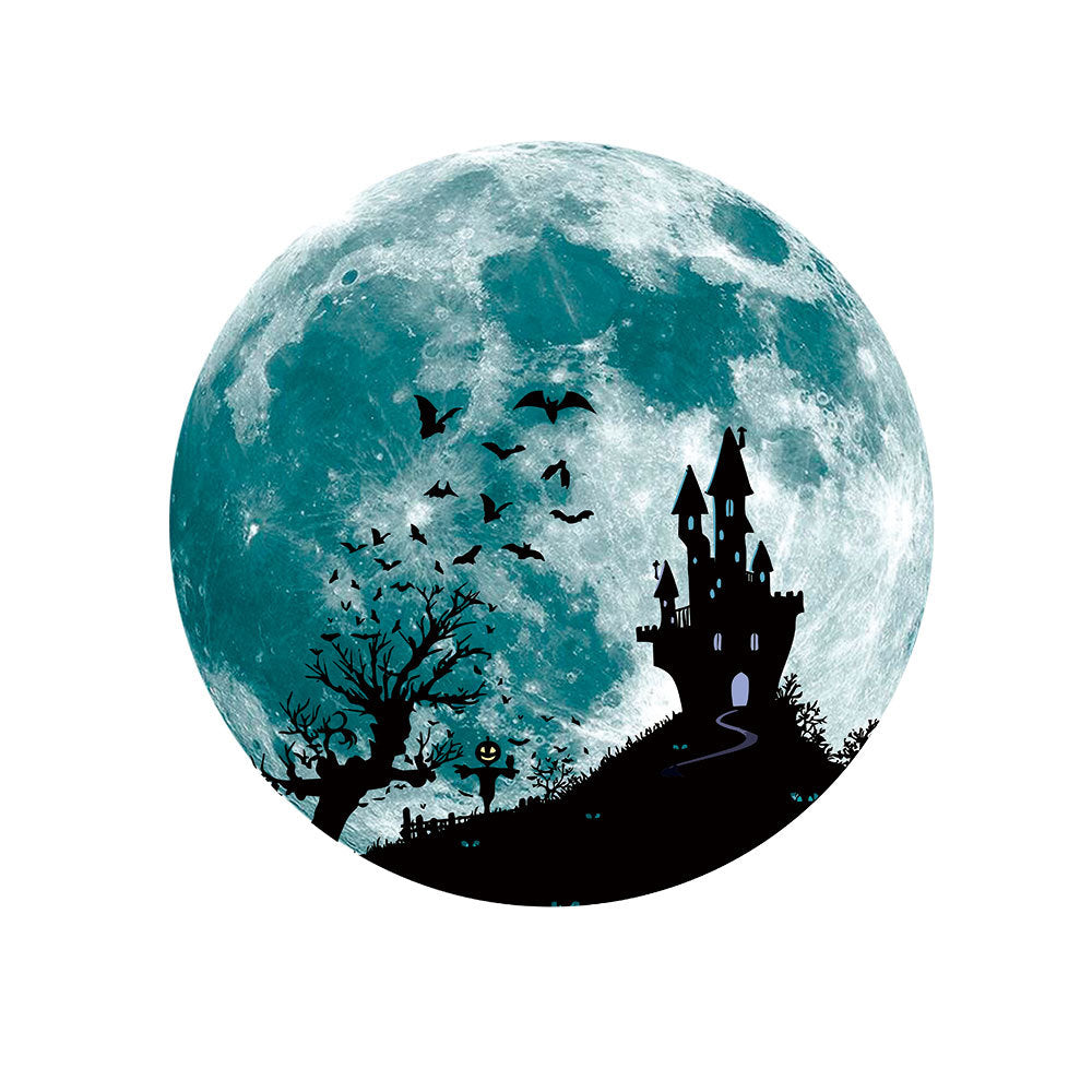Halloween Crow Pumpkin Luminous Fluorescent Sticker