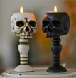 Three-dimensional Skull Column Candlestick Home Decoration