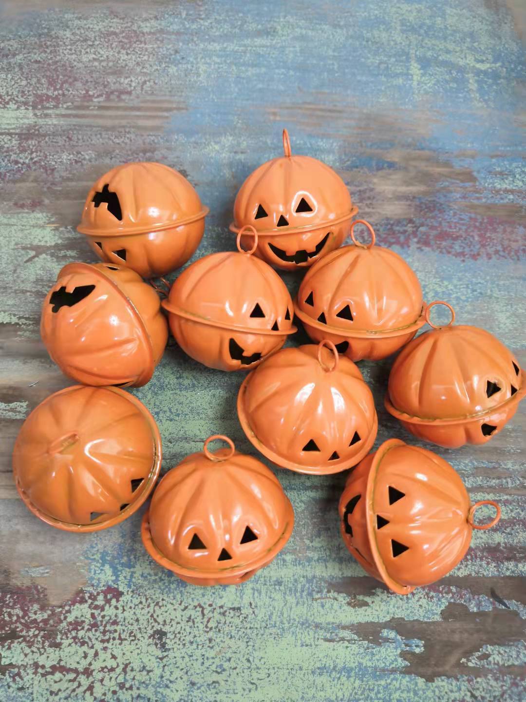 Halloween Decoration Pumpkin Small Bell Pendant Supplies Accessories Scene Atmosphere