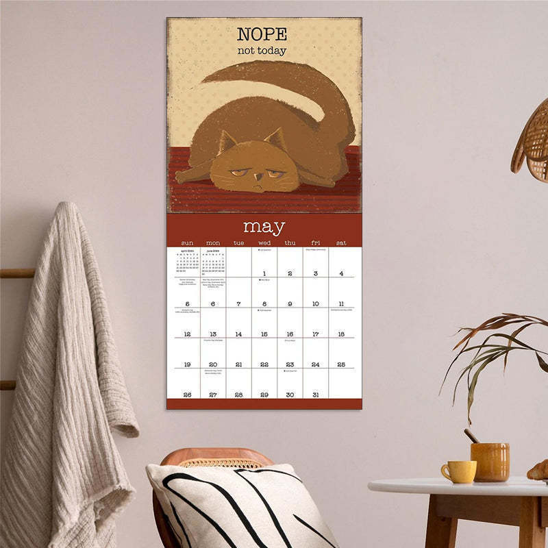 A Year Of Snarky Cats 2024 Wall Calendar