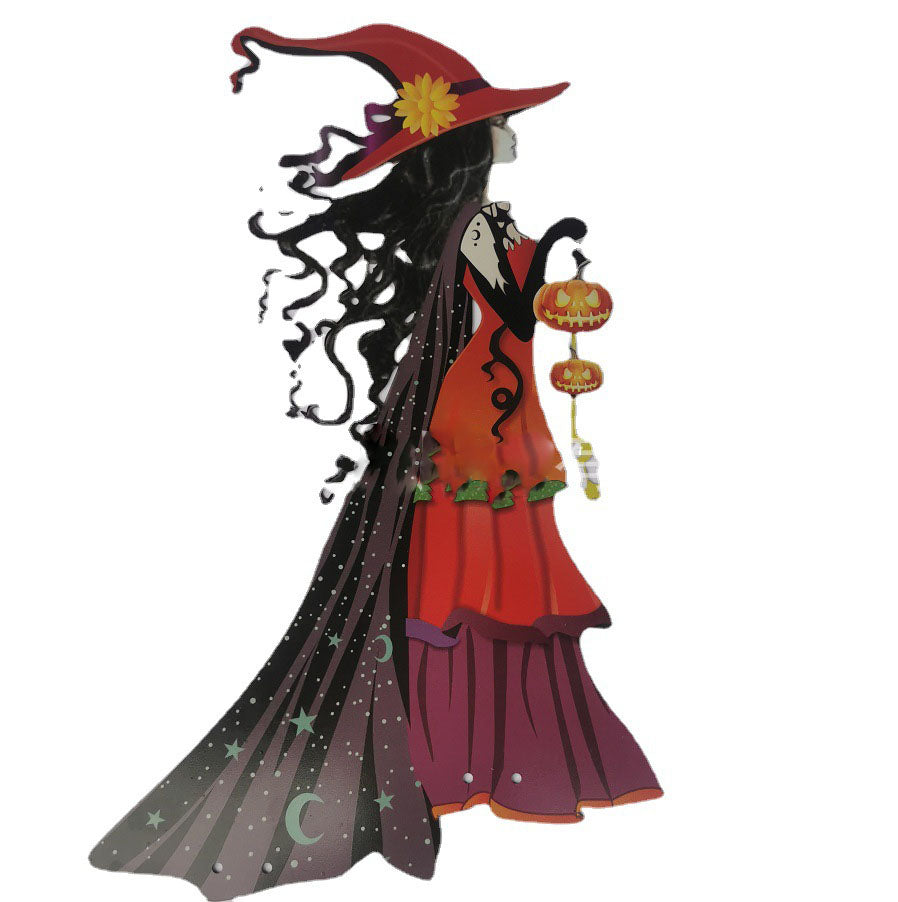 Metal Wrought Iron Halloween Witch Crafts