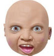 Crying Mask Funny S Y Angry Baby Face Latex Mask Headgear Halloween
